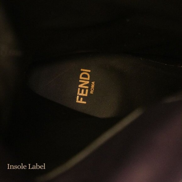 Fendi Minerva Knee-High 55mm Leather Boots, Black, EU 36/US 6 - Picture 13 of 15